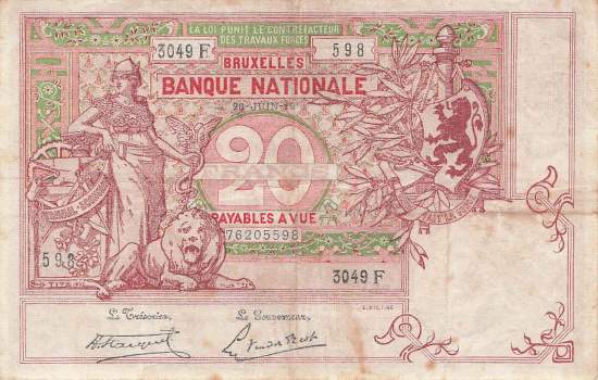 20 Franc 1919